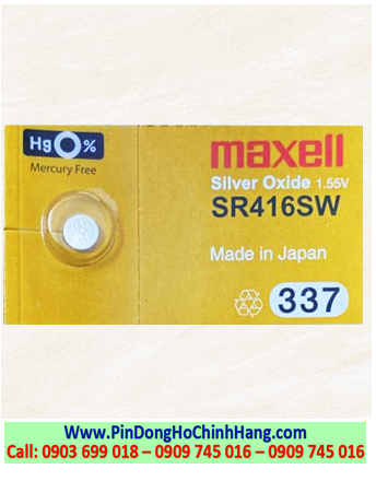 Pin Maxell SR416SW-337